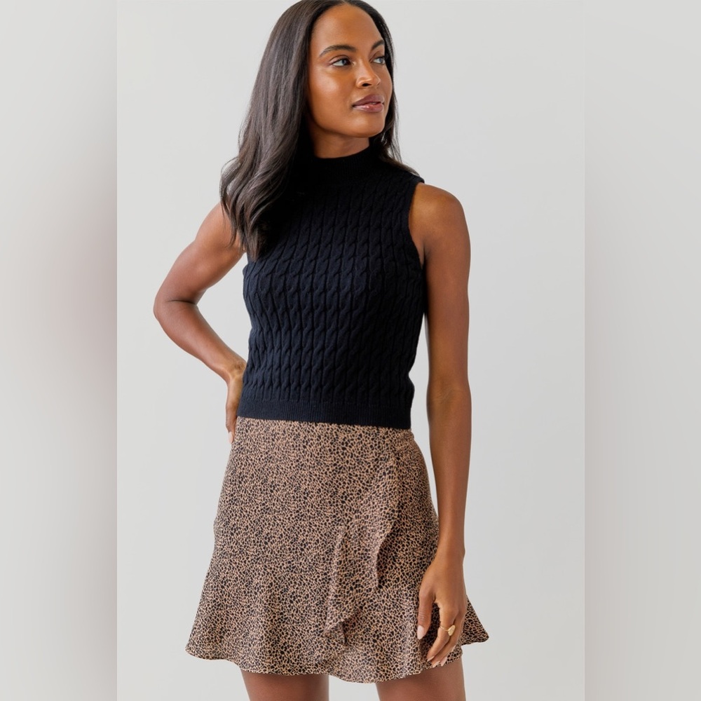 Animal Print Skirt